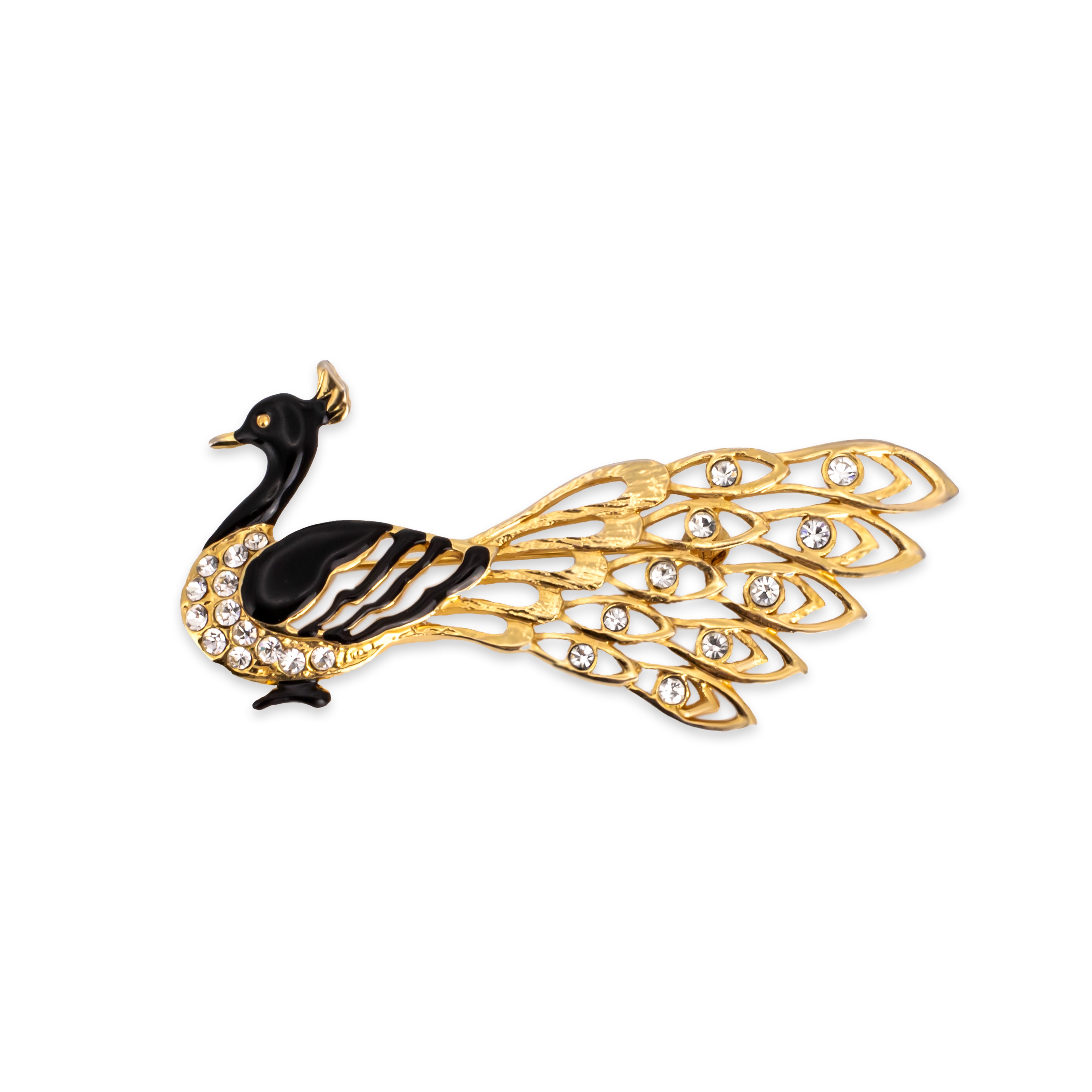 Broche pavo real