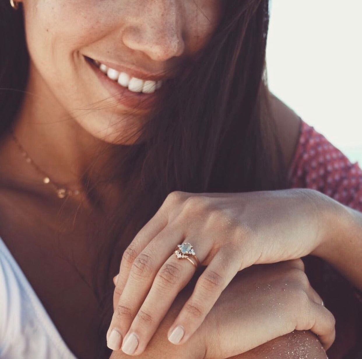 Anillo meli diamantes en oro amarillo